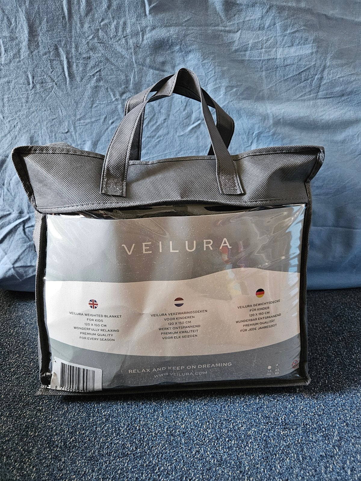 Veilura verzwaringsdeken 4.5 kg speciaal voor kinderen, Jongetje of Meisje, Nieuw, Ophalen of Verzenden, Deken of Dekbed