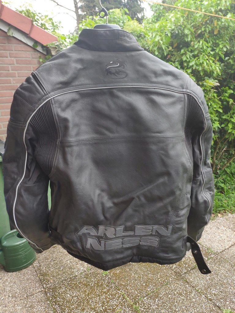Leren motorjas van Arlen Ness, maat 56, Motoren, Kleding | Motorkleding, Ophalen, Tweedehands, Heren, Jas | leer