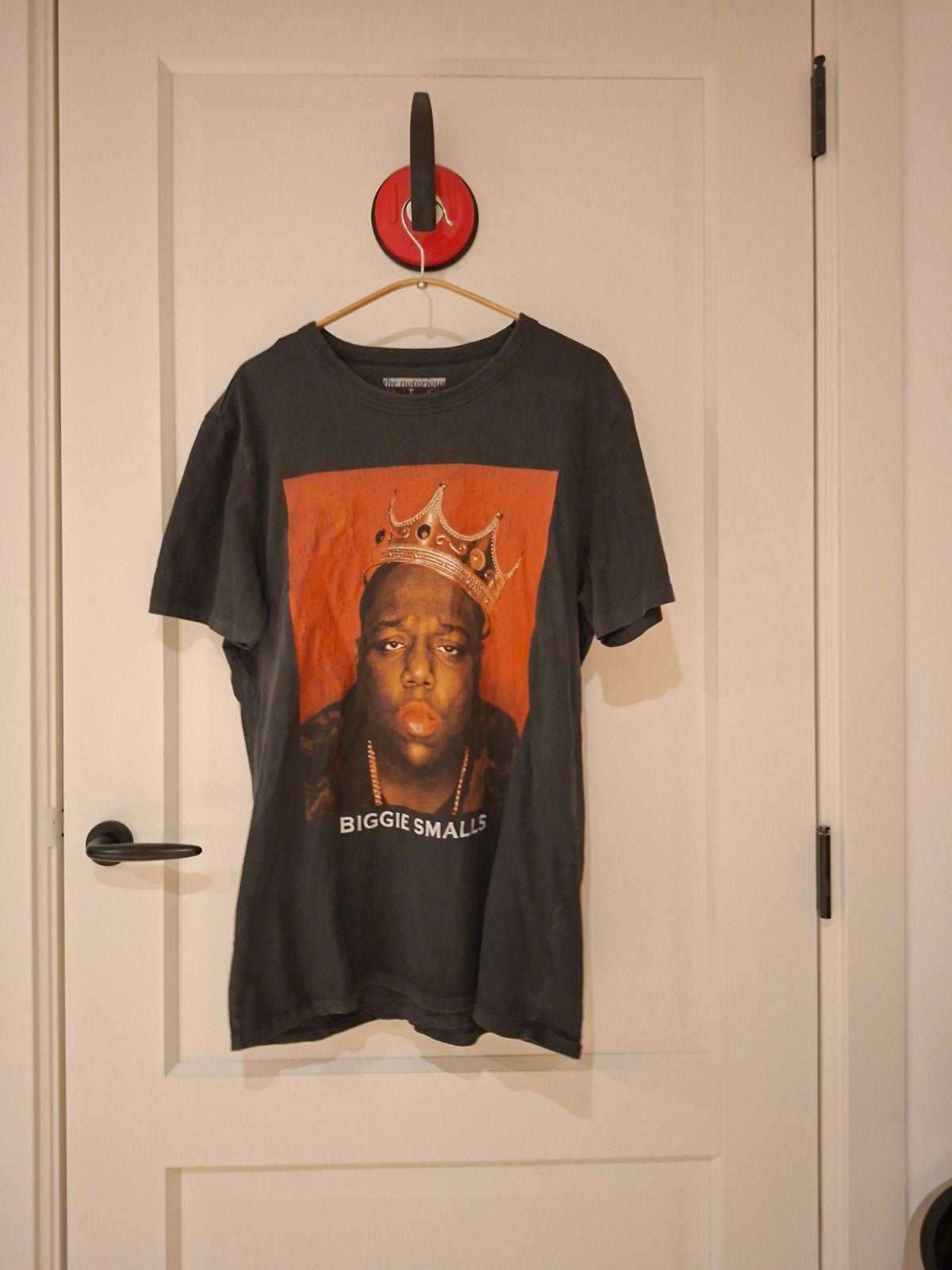 The Notorious B.I.G. T-shirt - Maat M, Grijs, Gedragen, Notorious big, Verzenden