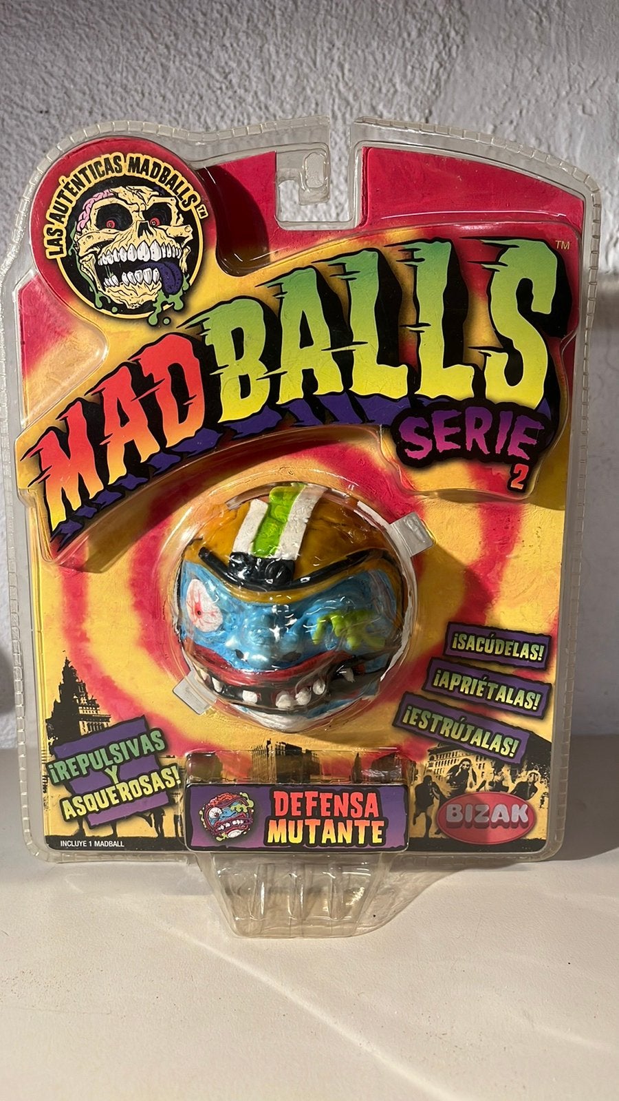 Madballs serie 2 Defensa Mutante Bizak Toys moc, Ophalen of Verzenden, Zo goed als nieuw