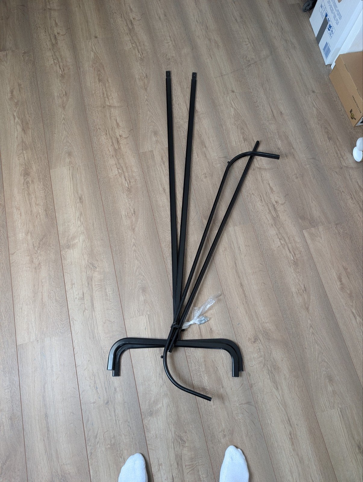 Ikea kledingrek, Ophalen, Gebruikt