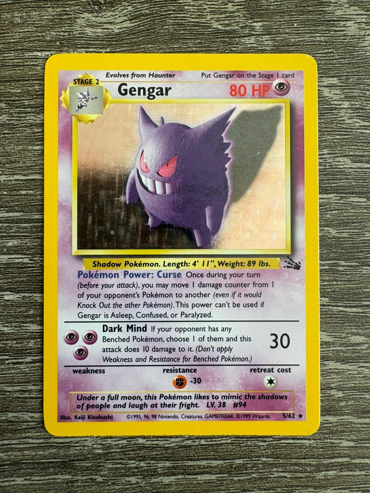 Gengar Fossil Set in zeer nette staat!, Ophalen of Verzenden, Zo goed als nieuw