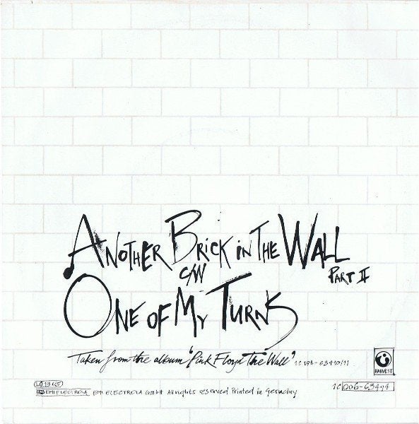 Pink Floyd – Another Brick In The Wall Part II, Cd's en Dvd's, Vinyl Singles, Fotohoes, 7 inch, Ophalen of Verzenden, Zo goed als nieuw