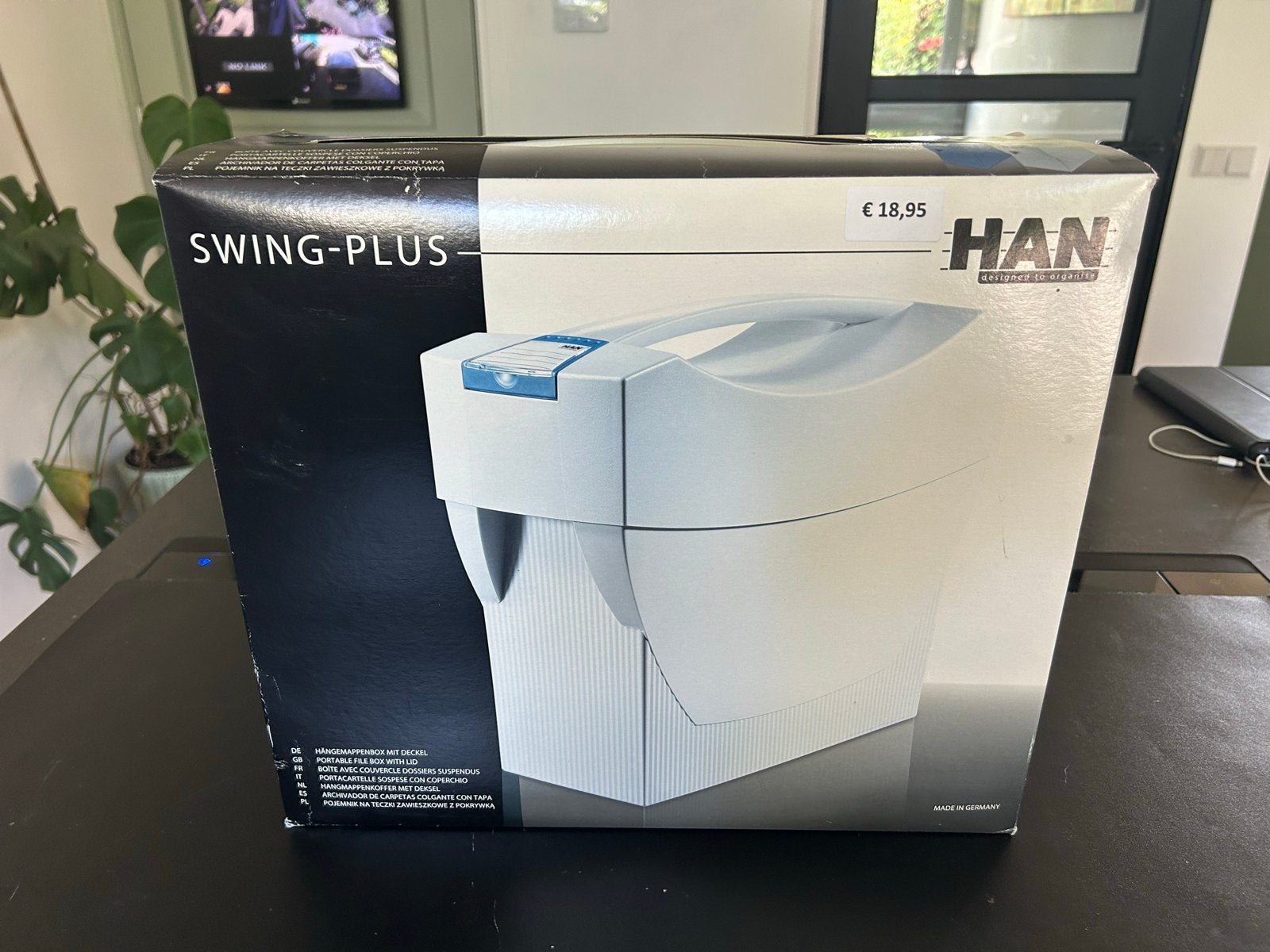 HAN Swing-Plus Hangmappenbox met Deksel – Lichtgrijs, Ophalen of Verzenden, Nieuw
