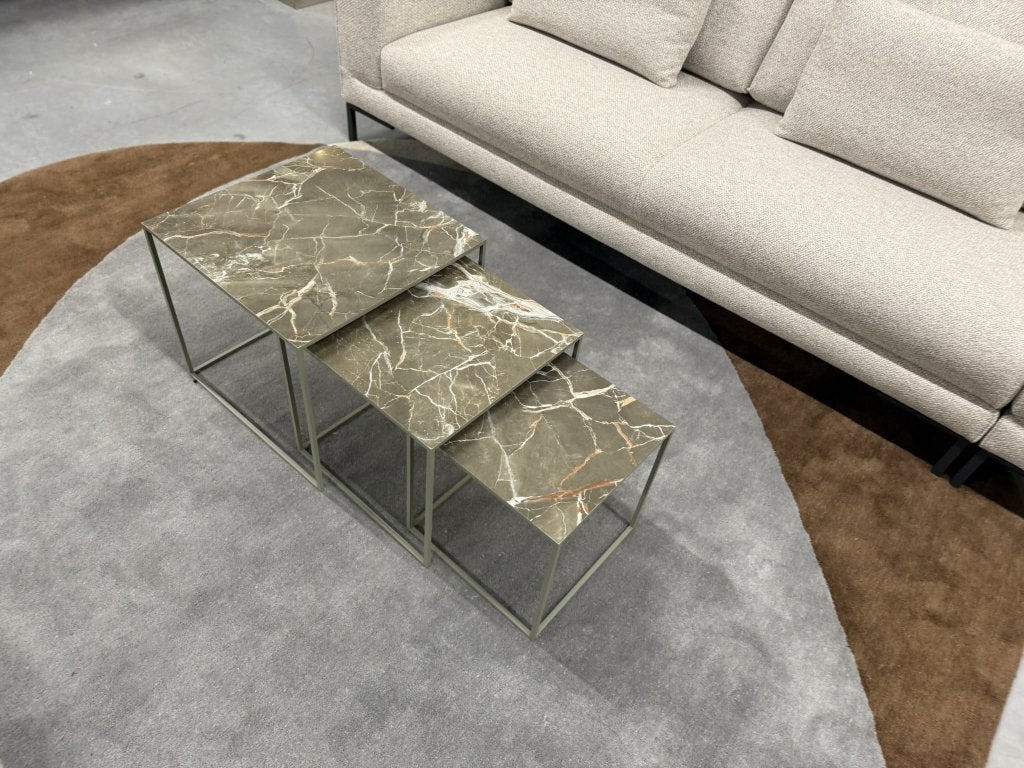 Nieuw Metaform KBS Salontafel Keramiek Salontafelset, 45 tot 60 cm, Overige materialen, Minder dan 55 cm, Vierkant