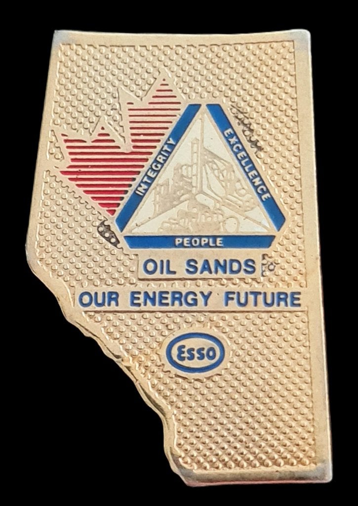 Esso Oil Sands our energie future (Canada) pin, Verzamelen, Verzenden, Nieuw, Merk, Speldje of Pin