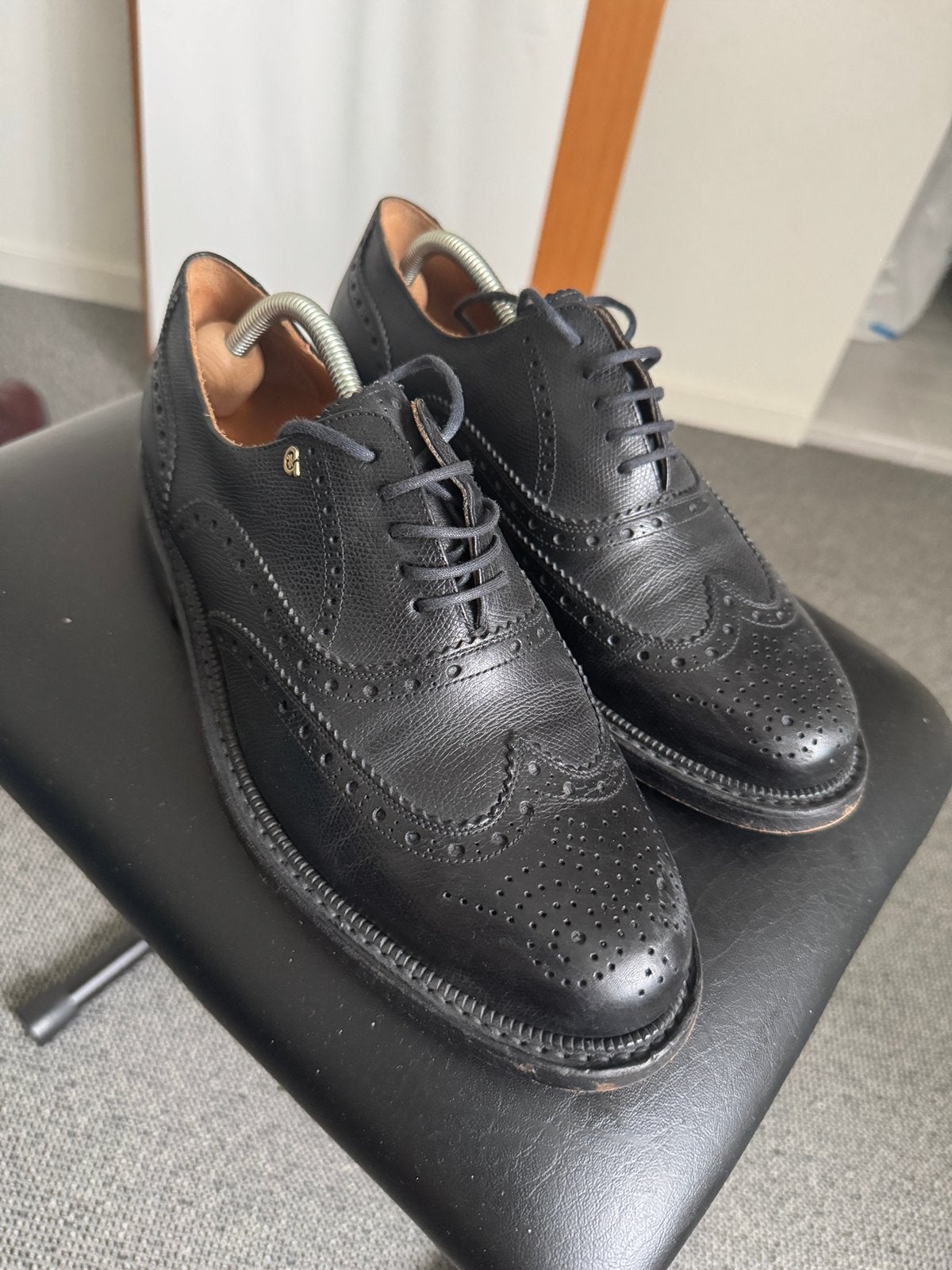 Greve Brogues maat 42 in topstaat, Bruin, Ophalen of Verzenden, Zo goed als nieuw, Veterschoenen