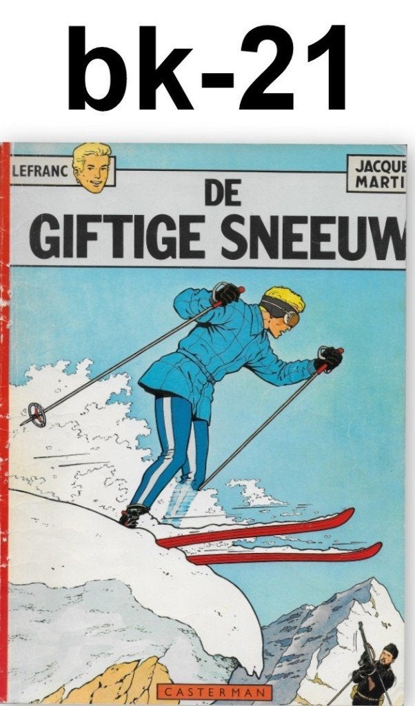 Stripboek bk-21 Lefranc -- De Giftige Sneeuw, Boeken, Eén stripboek, Ophalen of Verzenden, Gelezen