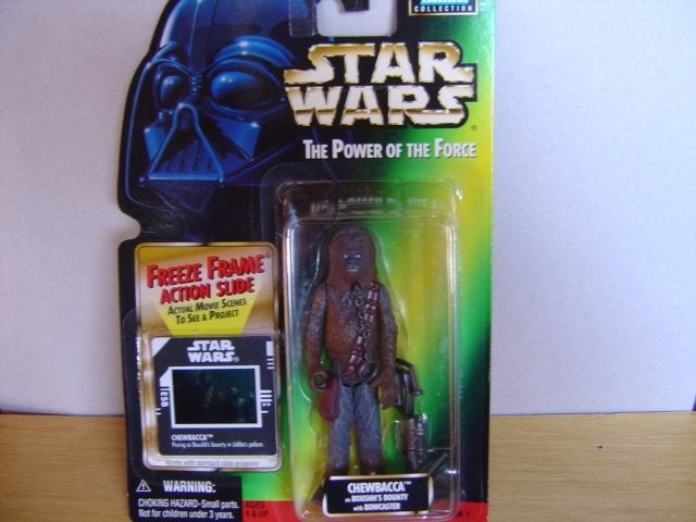 Star Wars aktie figuur Chewbacca in Boushh's Bounty met dia!, Verzamelen, Star Wars, Ophalen of Verzenden, Zo goed als nieuw, Actiefiguurtje