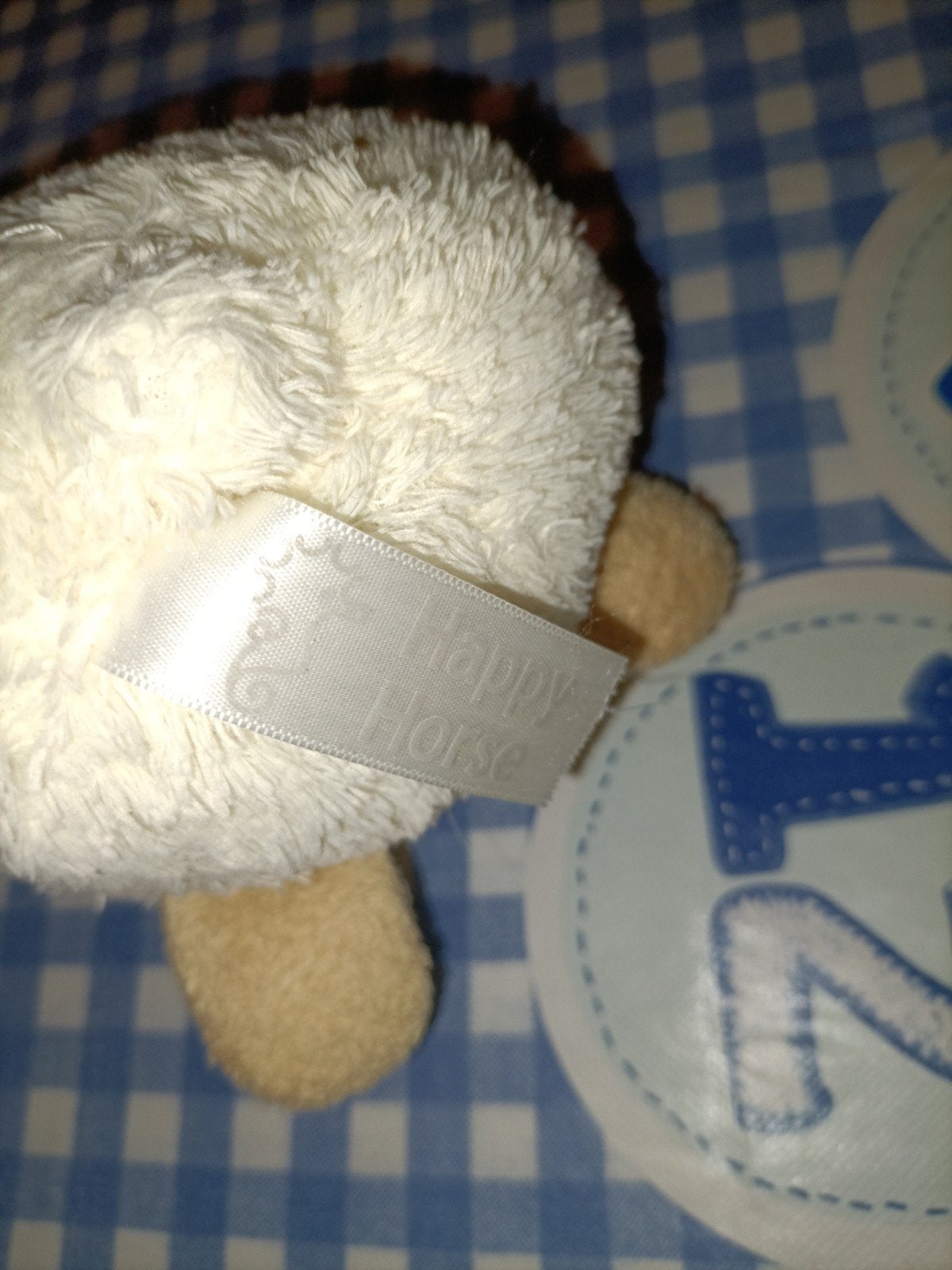 Happy Horse schaap lammetje knuffel met slaapliedje 17 cm, Ophalen of Verzenden, Zo goed als nieuw, Overige typen