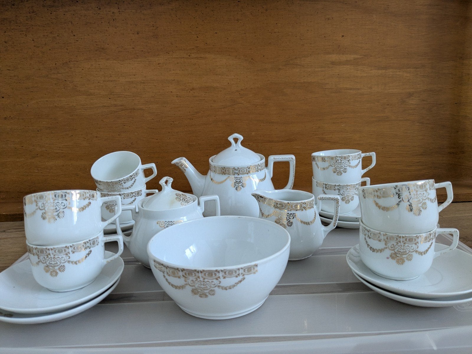 Servies 8 delig compleet, Ophalen of Verzenden