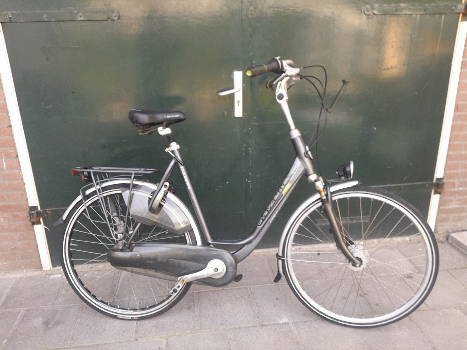 gazelle Orange damesfiets met versnellingen en handremmen, Fietsen en Brommers, Gebruikt, Versnellingen, Gazelle, 56 cm of meer