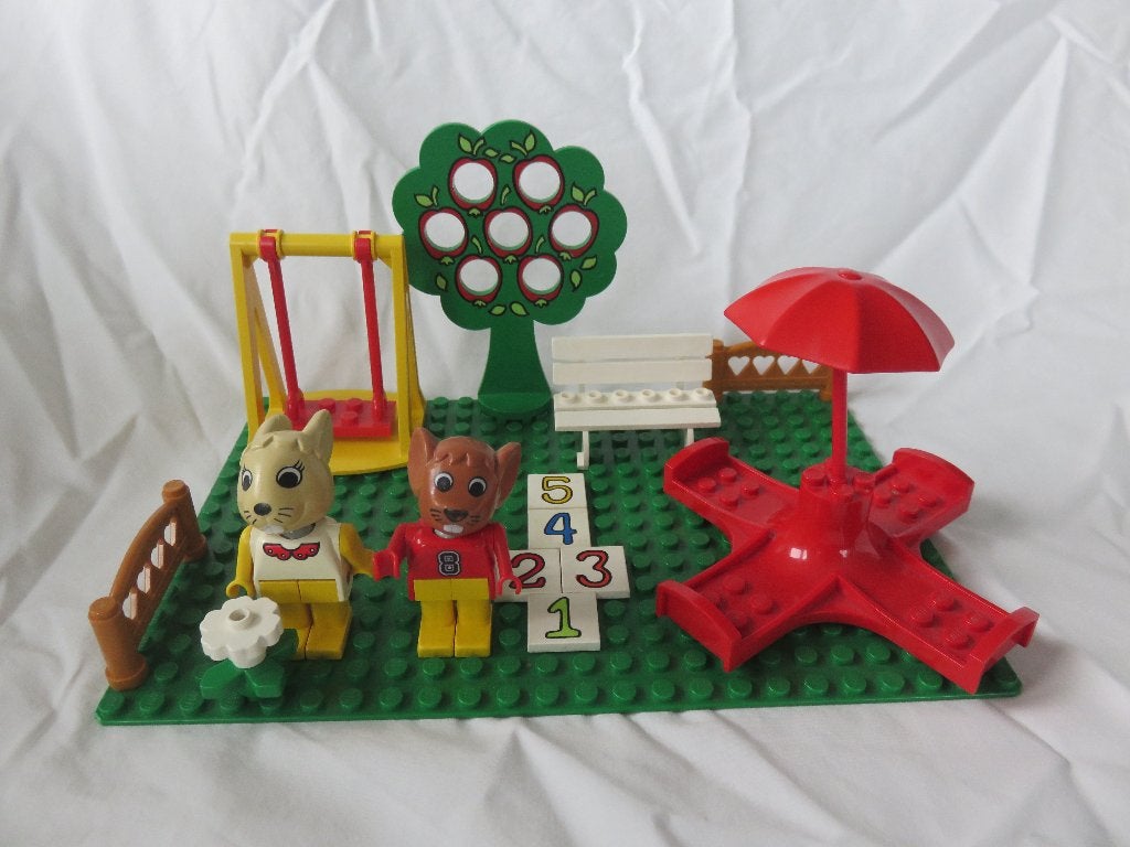 Lego fabuland, set 3659 play ground, Kinderen en Baby's, Speelgoed | Duplo en Lego, Gebruikt, Overige thema's, Lego, Ophalen of Verzenden