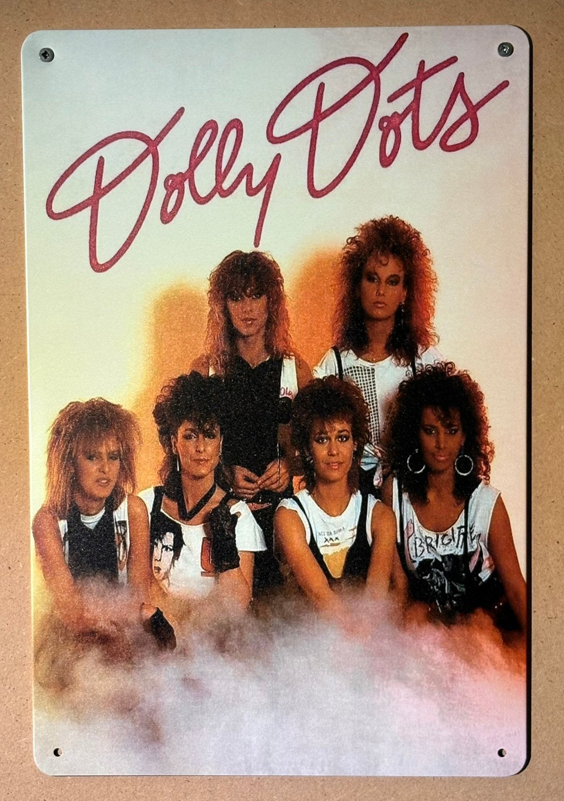 DOLLY DOTS  REKLAME BORD, Verzamelen, Ophalen of Verzenden, Zo goed als nieuw, Reclamebord