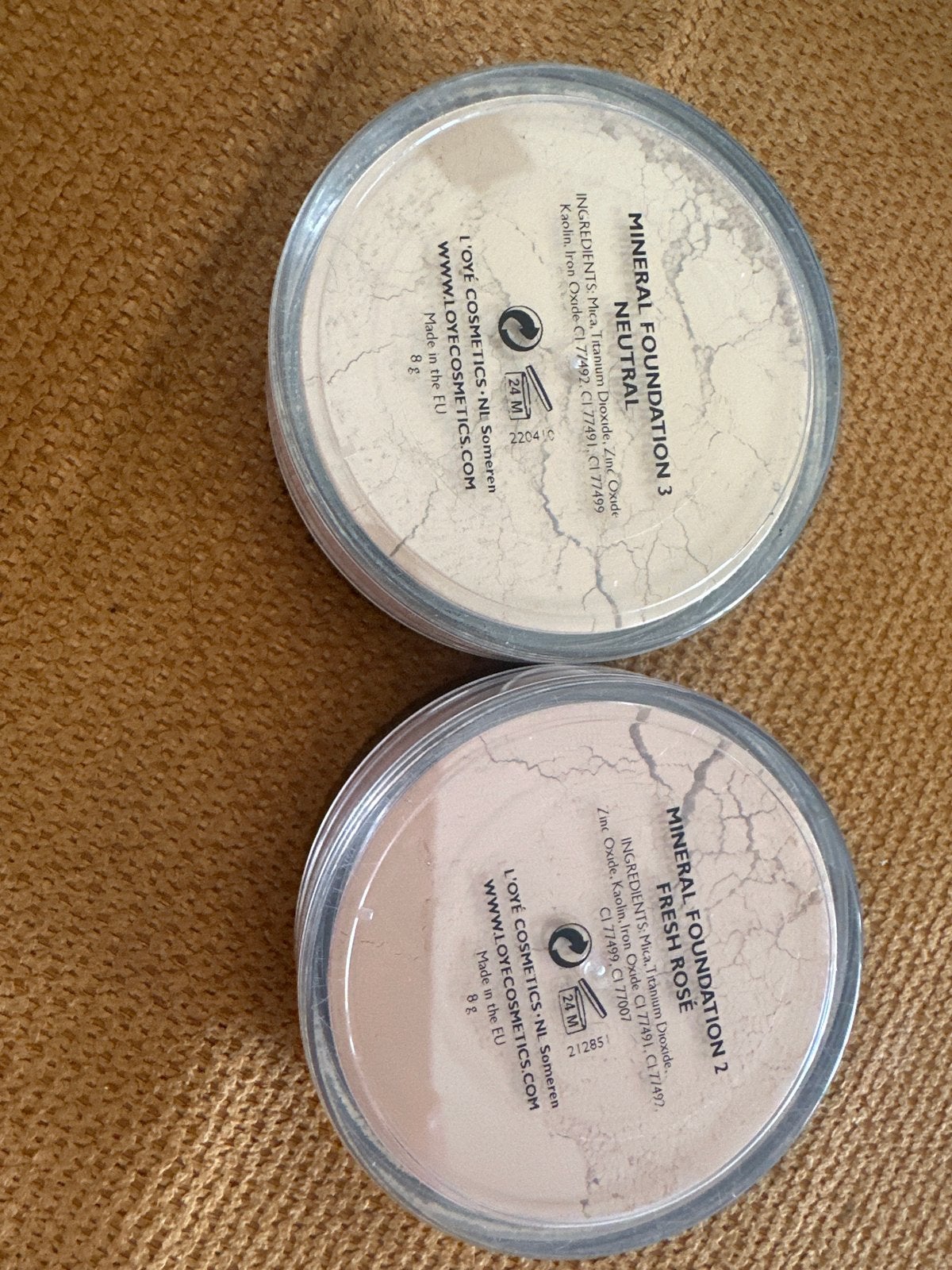 L'OYÉ Cosmetics Minerale Foundation - Neutral 3 & Fresh Rose, Overige kleuren, Nieuw, Make-up, Verzenden
