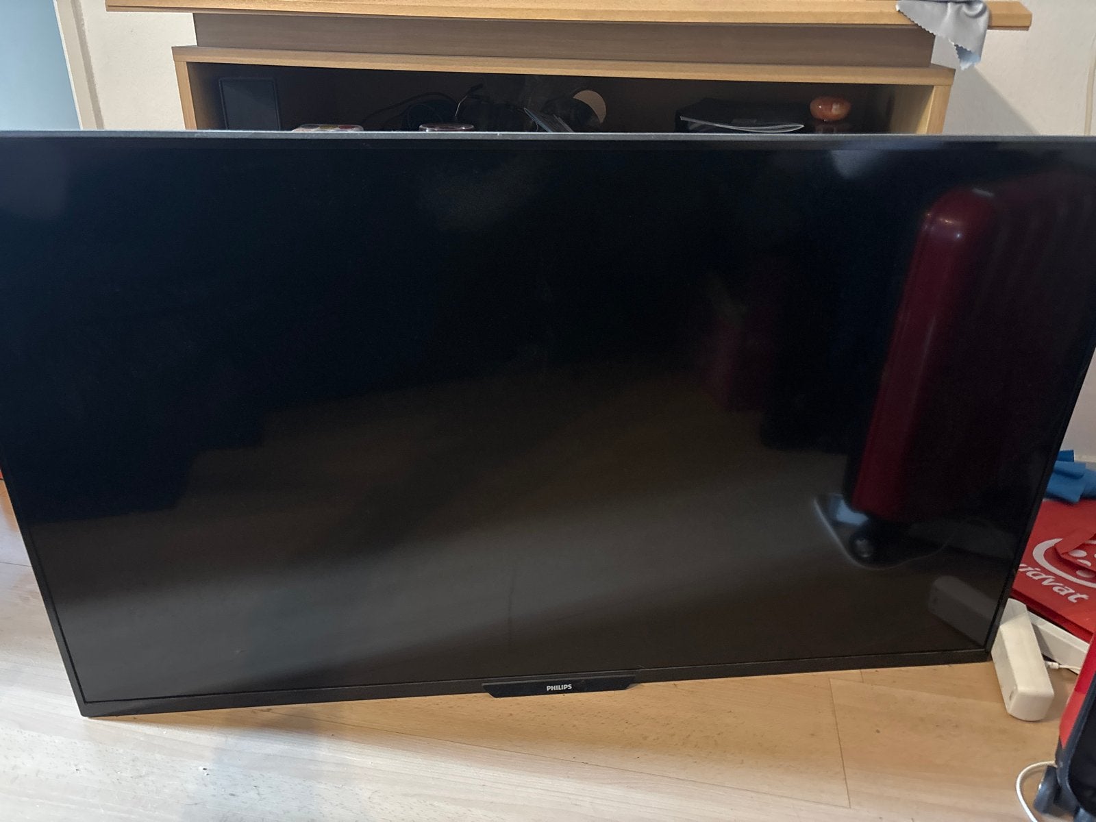 Philips TV scherm met muurbeugel en afstandsbediening, Audio, Tv en Foto, Televisies, Ophalen, Philips, 50 Hz, 100 cm of meer