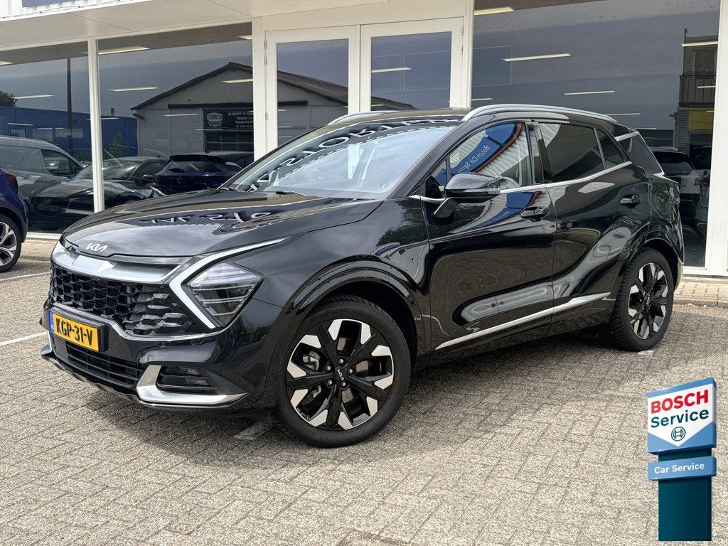Kia Sportage 1.6 T-GDi Plug-in Hybrid AWD GT-Line | LED | SO, Auto's, Kia, Automaat, Gebruikt, Zwart, Bedrijf