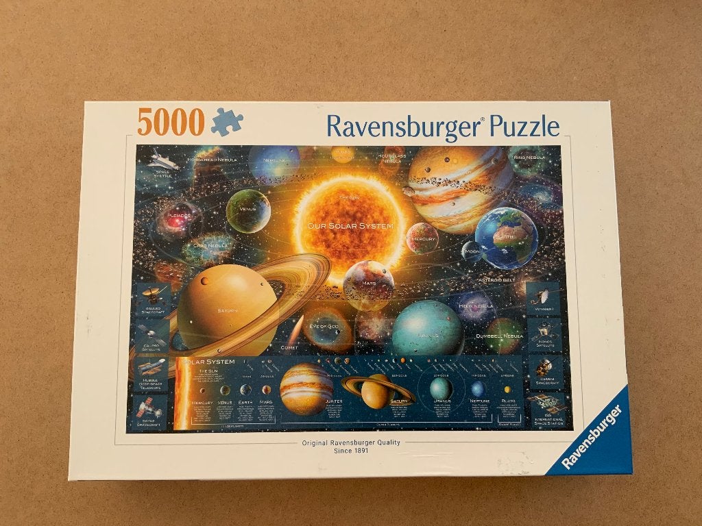 Ravensburger legpuzzel 5000 stukjes, Hobby en Vrije tijd, Denksport en Puzzels, Ophalen, Meer dan 1500 stukjes, Zo goed als nieuw