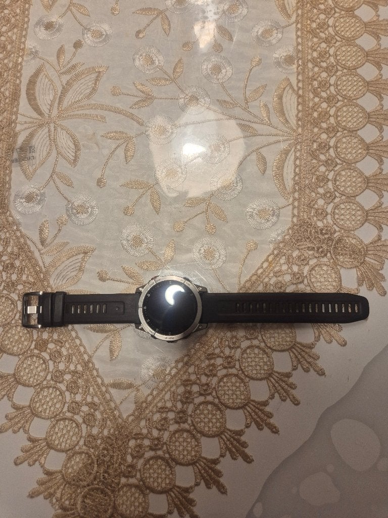 Perfect smartwatch geen box wel een oplader maand gebruikt, Ophalen, Zwart, Zo goed als nieuw, Garmin epix