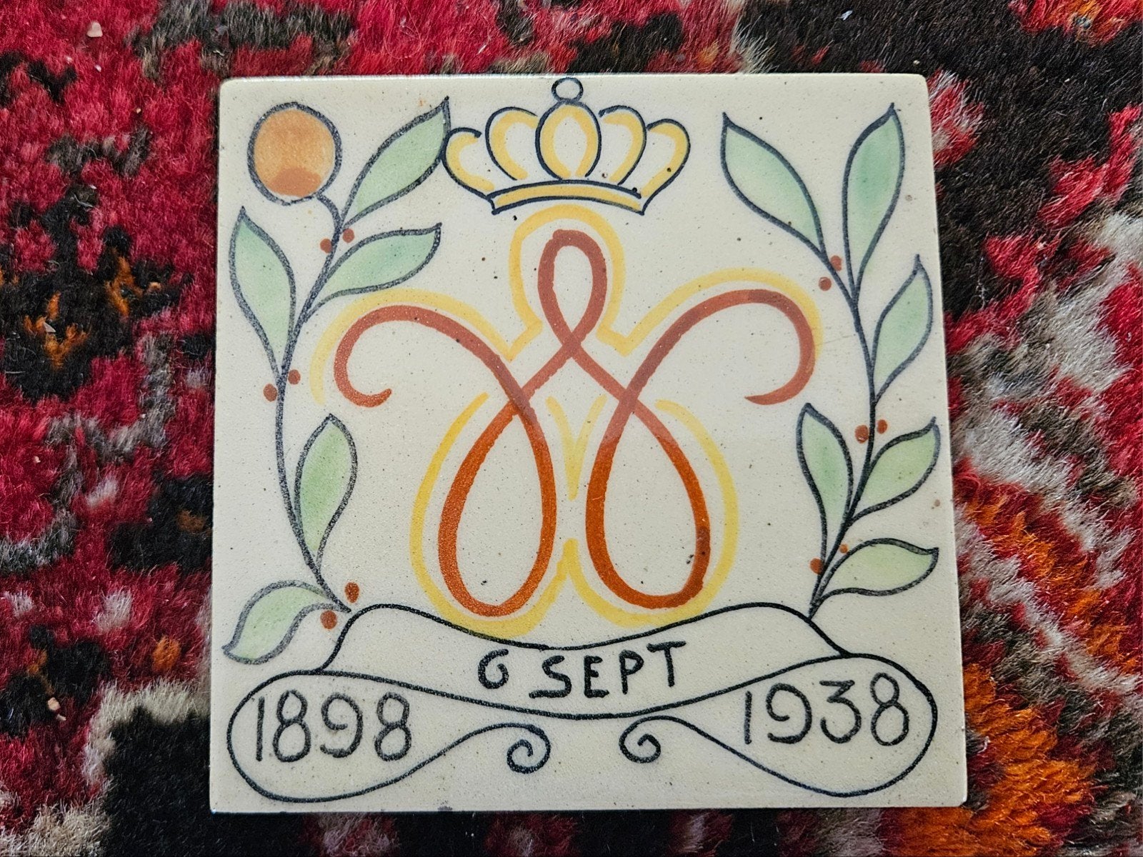 herdenkingstegel 1898 - 1935, Ophalen