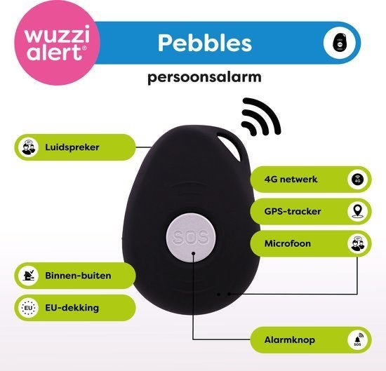 Pebbles zwart wuzzi alert, Diversen, Ophalen of Verzenden, Nieuw