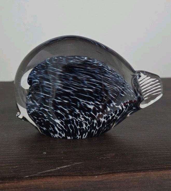 Glazen presse-papier vis Reijmyre Kosta Boda, Ophalen of Verzenden, Object, Meerkleurig, Glas