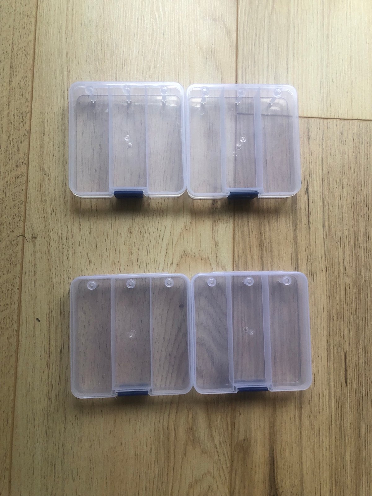 4 handige bakjes voor kunstaas of kleine visspullen, Watersport en Boten, Verzenden, Nieuw, Koffer of Tas