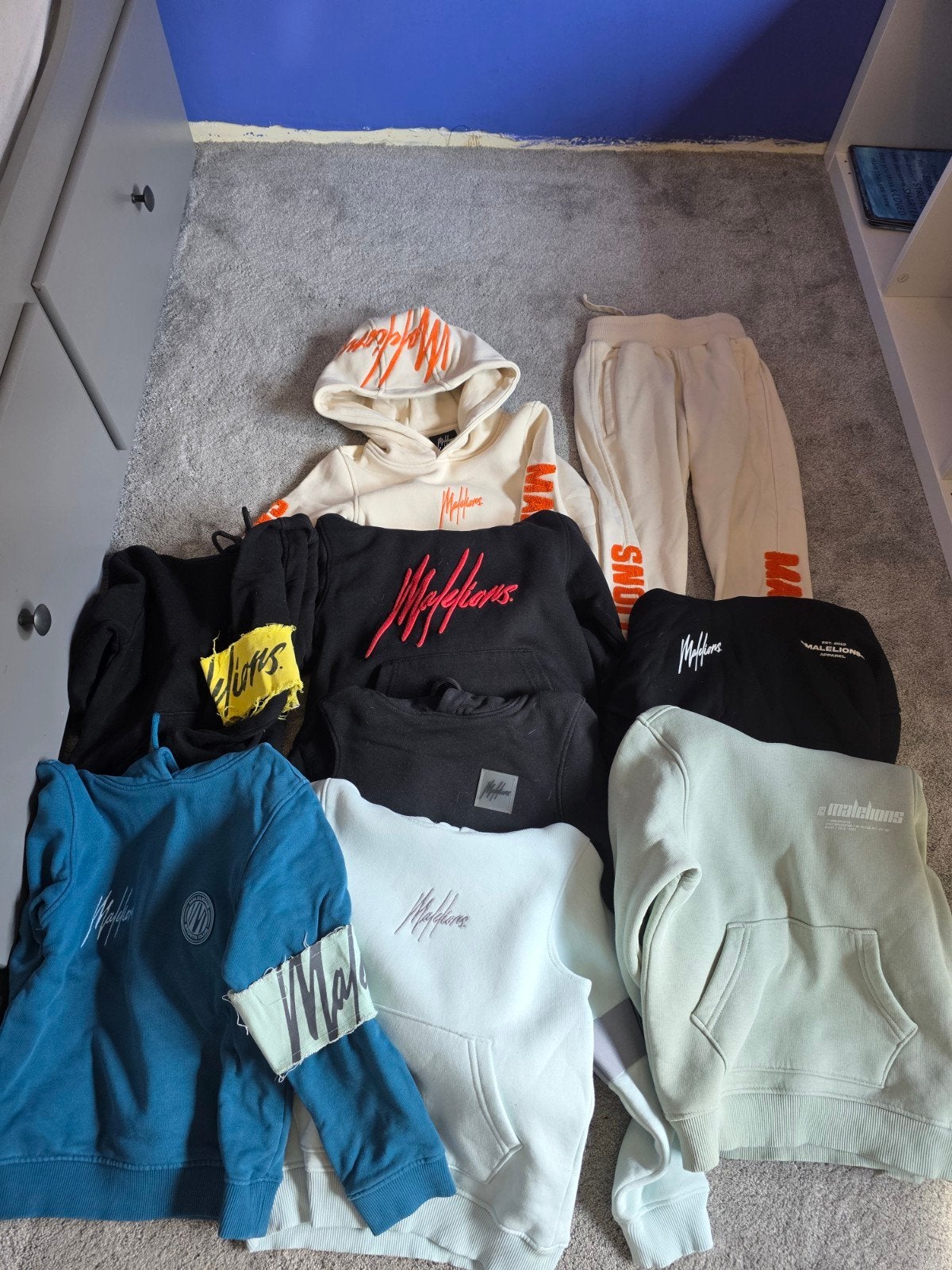 Malelions hoodies en trainingspak - 8 truien en 1 set, Malelions, Trui of Vest, Ophalen of Verzenden, Zo goed als nieuw