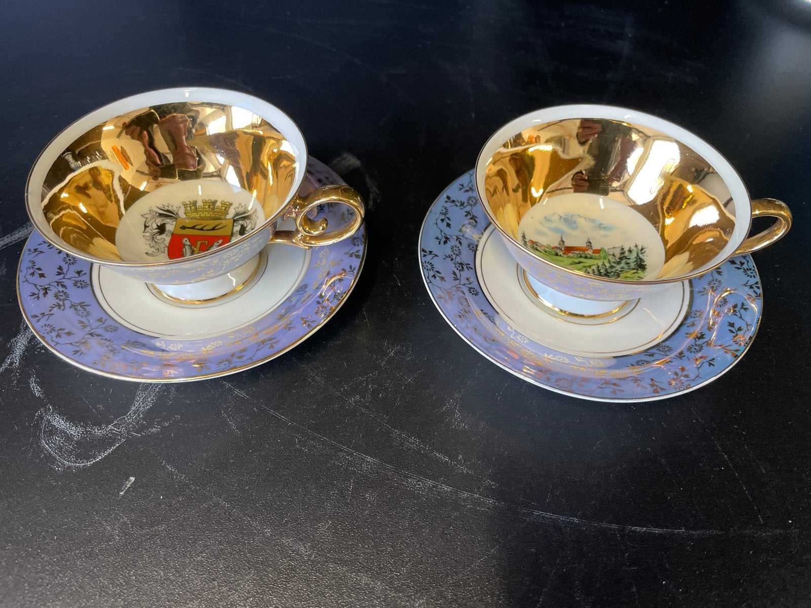 Vintage Sch & K Bavaria Wiesau-Schönwald theekopjes, Ophalen of Verzenden