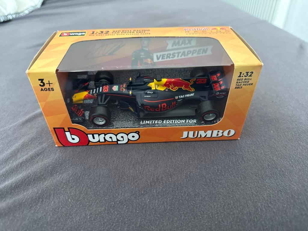 Burago Red Bull Racing F1 Max Verstappen 1:32 Limited Editio, Verzenden, Nieuw, Auto, Overige merken