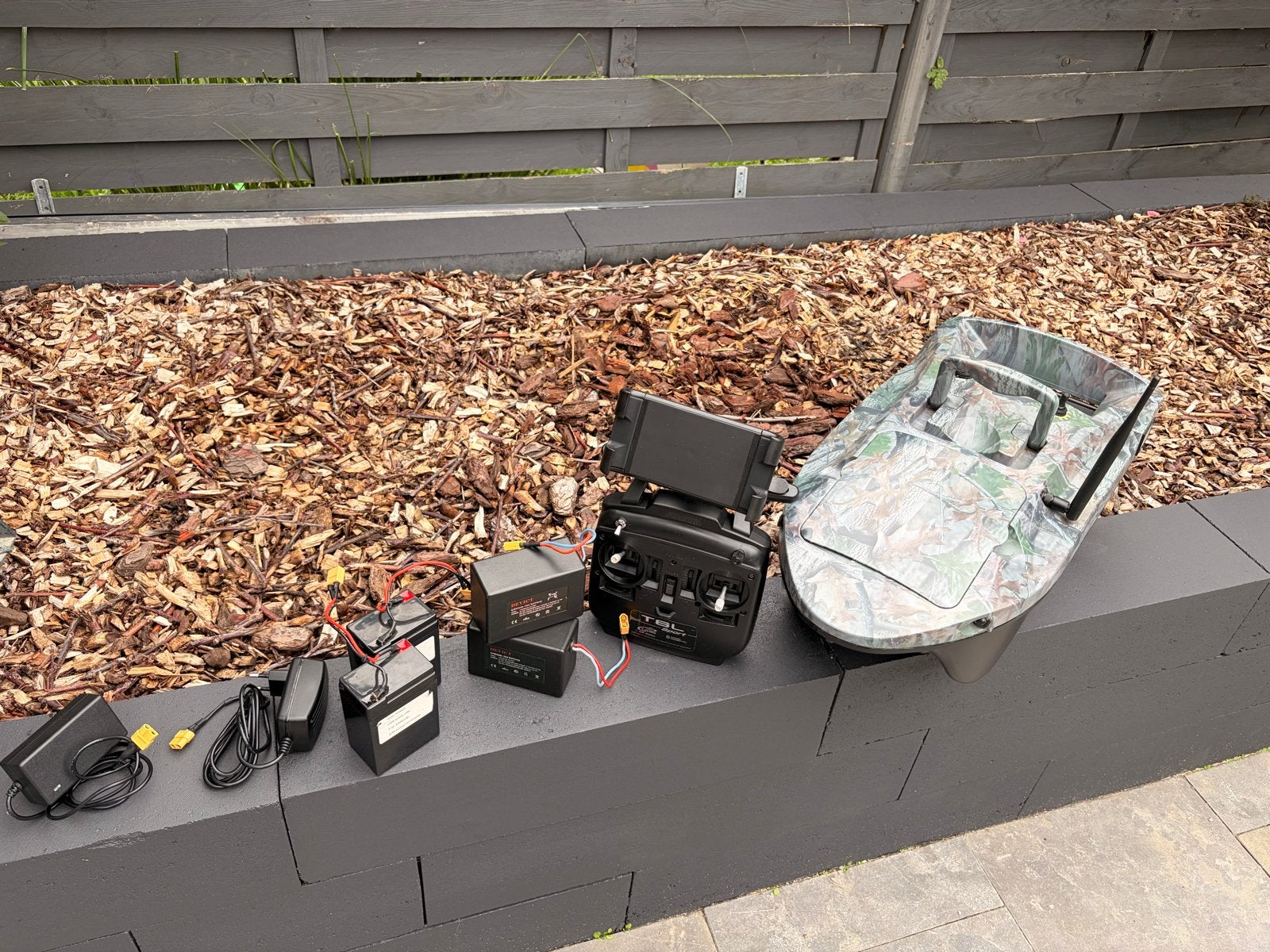 Nanotec Voerboot met vexiler fishfinder incl garantie 6mnd, Ophalen of Verzenden, Gebruikt, Overige typen