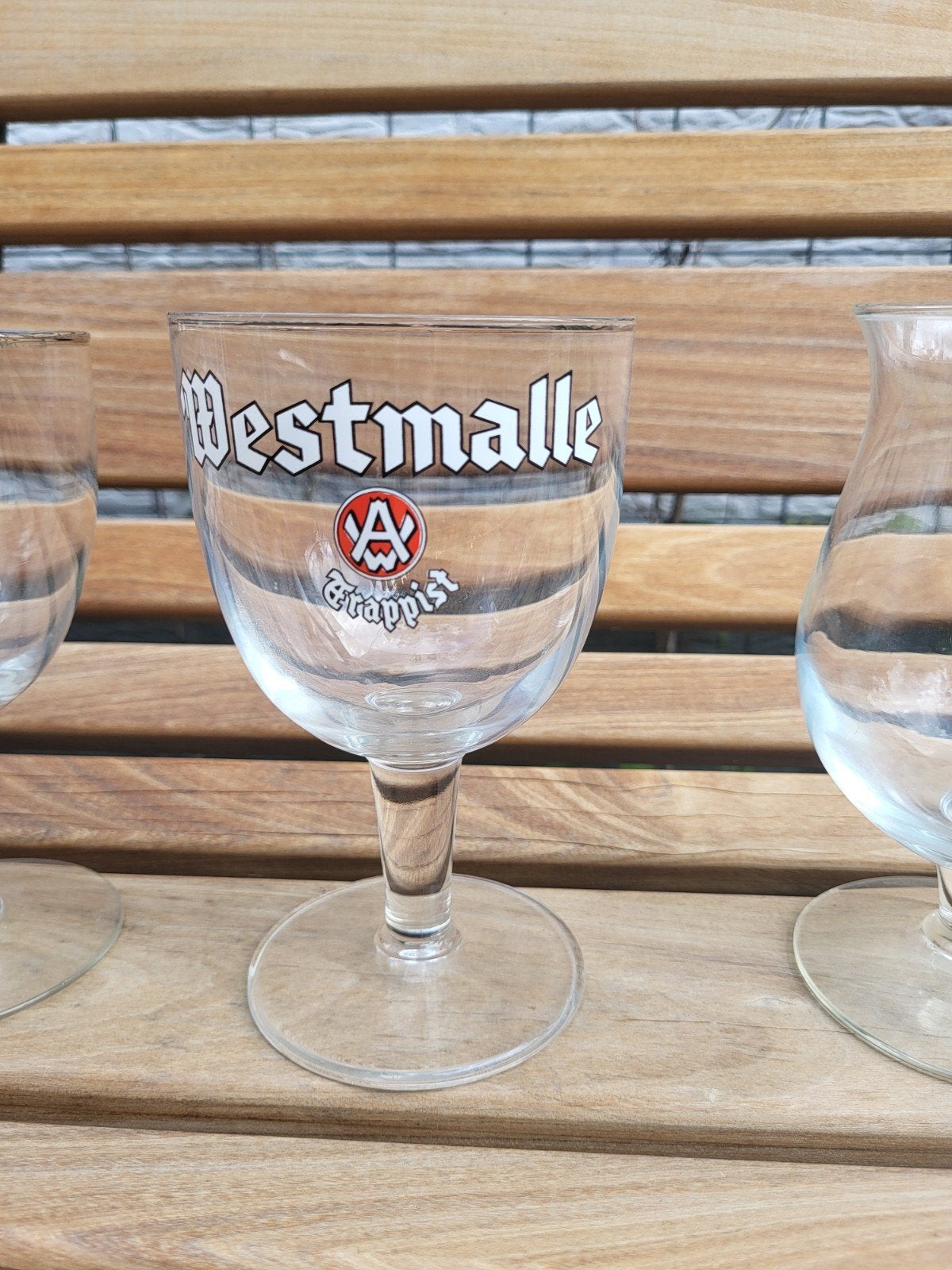 Bierglazen Duvel, Westmalle, Leffe - Set van 4, Ophalen, Meerkleurig, Overige merken, Glas