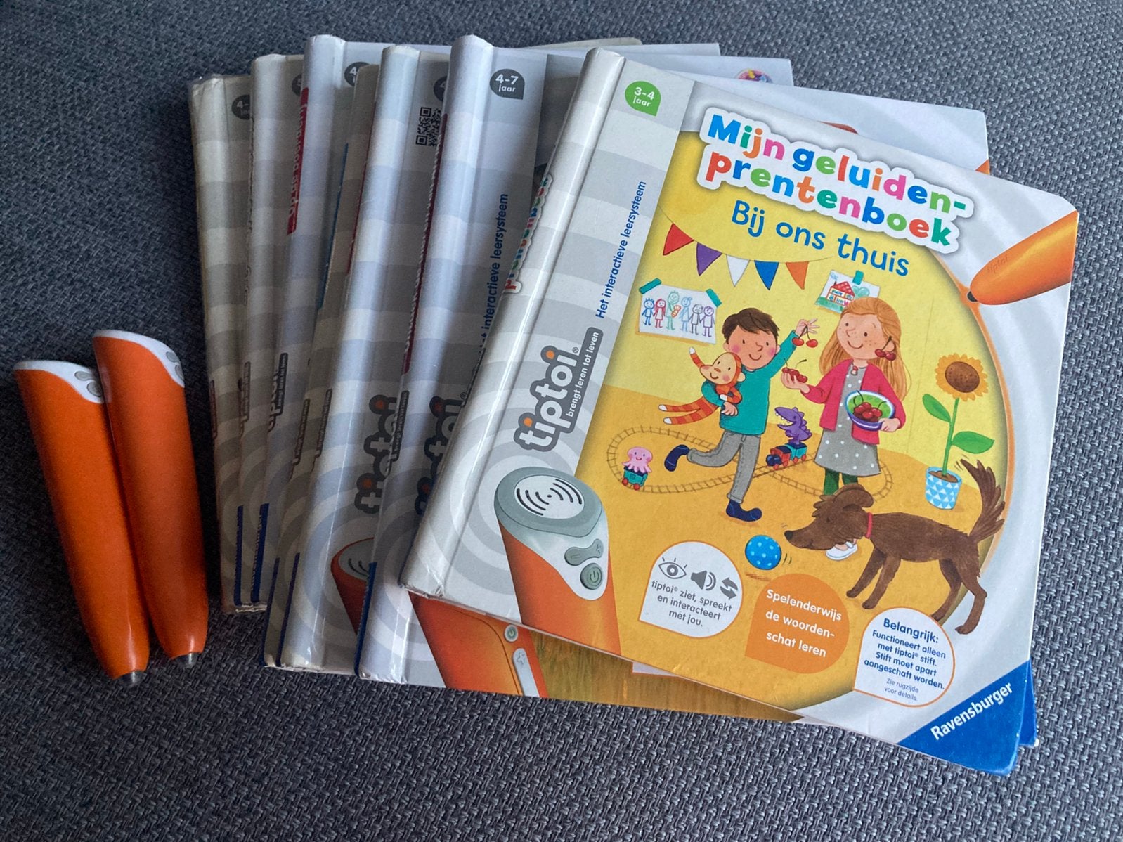 Set tiptoi boeken + 2 tiptoi pennen, Kinderen en Baby's, Speelgoed | Educatief en Creatief, Ophalen of Verzenden, Gebruikt
