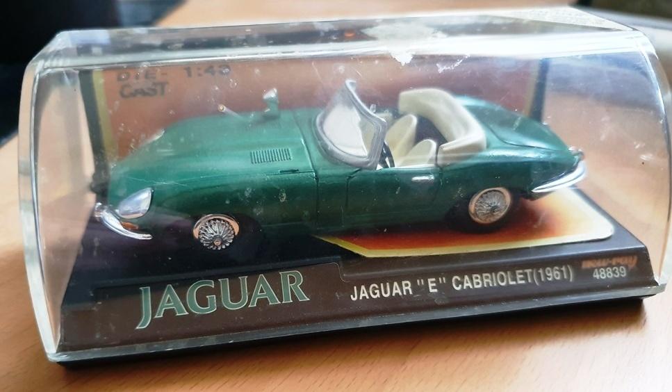 NewRay Jaguar E-type cabriolet 1961 groen, Ophalen of Verzenden, Zo goed als nieuw, Auto, Overige merken