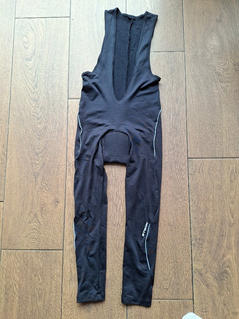 fietsbroek/bretels.B-Twin.Decathlon.Geintgreerde zeem.Mt M., M, Dames, Ophalen of Verzenden, Zo goed als nieuw