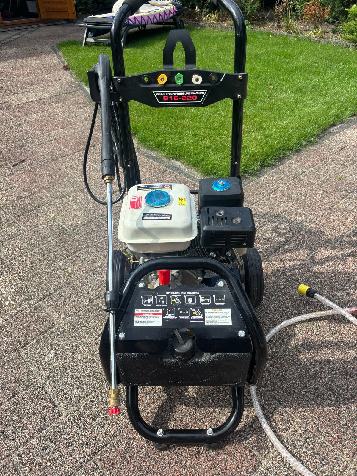 Hogedruk reiniger met benzine motor - Nooit gebruikt, Ophalen, Zo goed als nieuw, Benzine