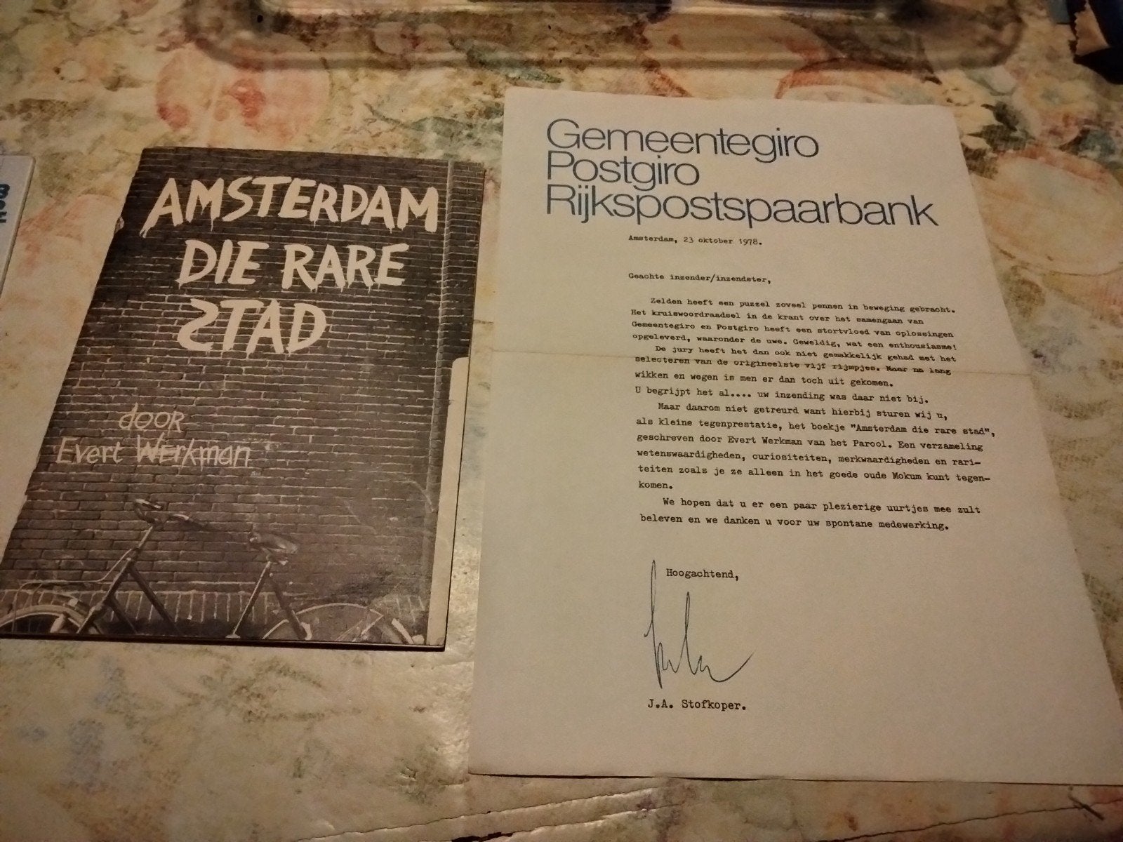 Amsterdam die rare stad door Evert Werkman, Ophalen of Verzenden
