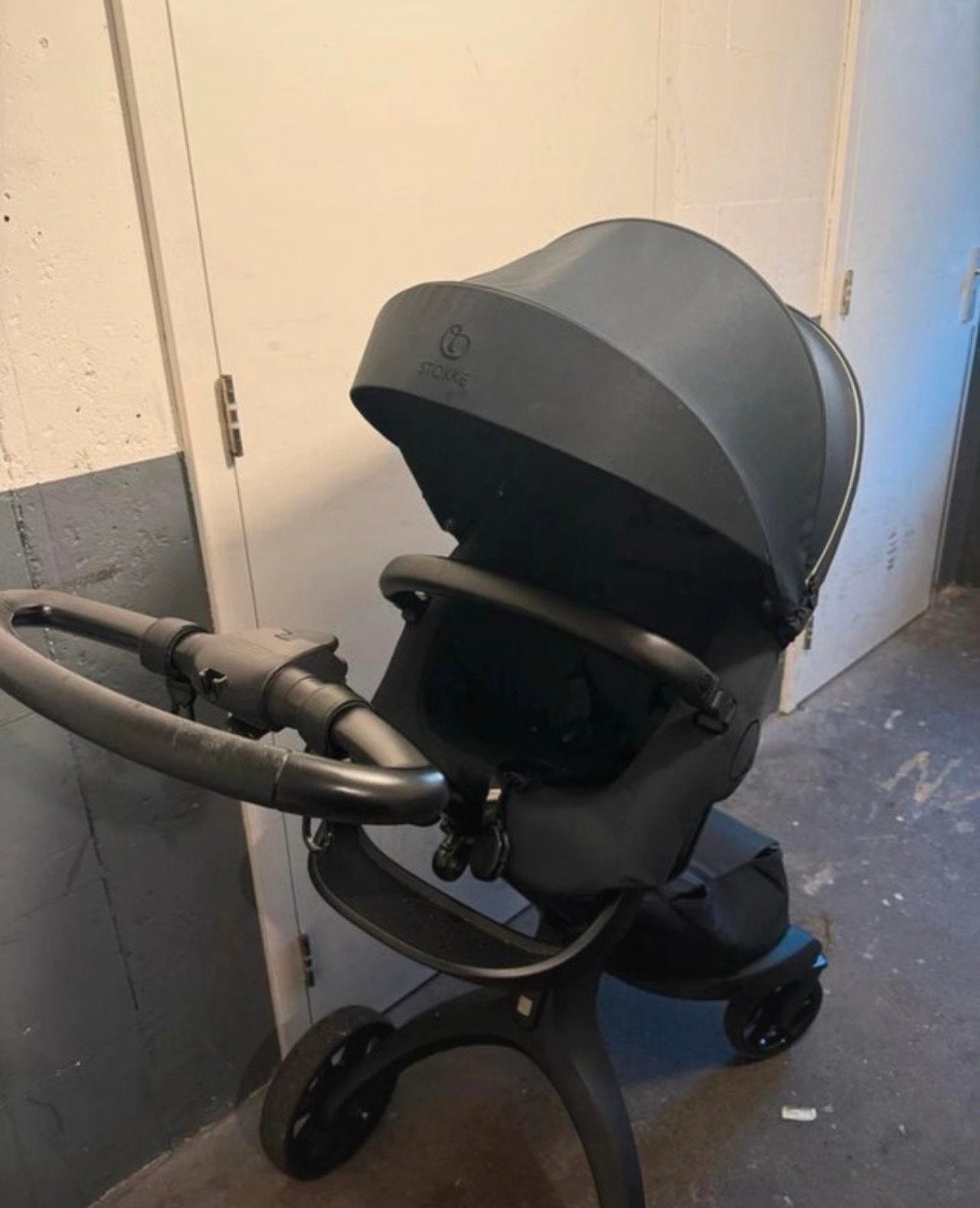 Complete Stokke Xplory kinderwagen, Gebruikt, Combiwagen, Met autostoeltje, Ophalen
