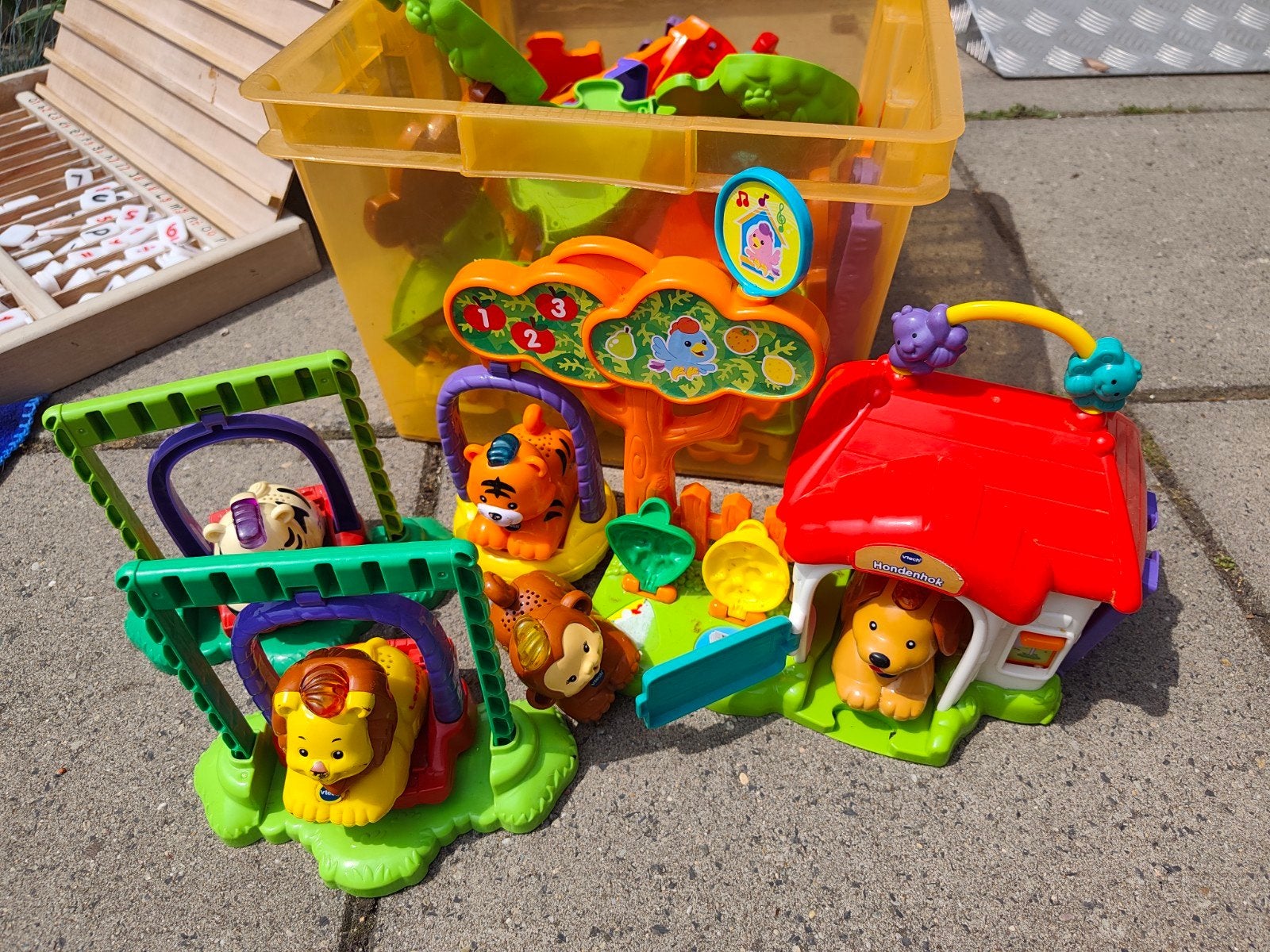 VTech Zoef Zoef Dieren Speelset met Geluid, Ophalen, Gebruikt, Overige typen, Met wieltjes