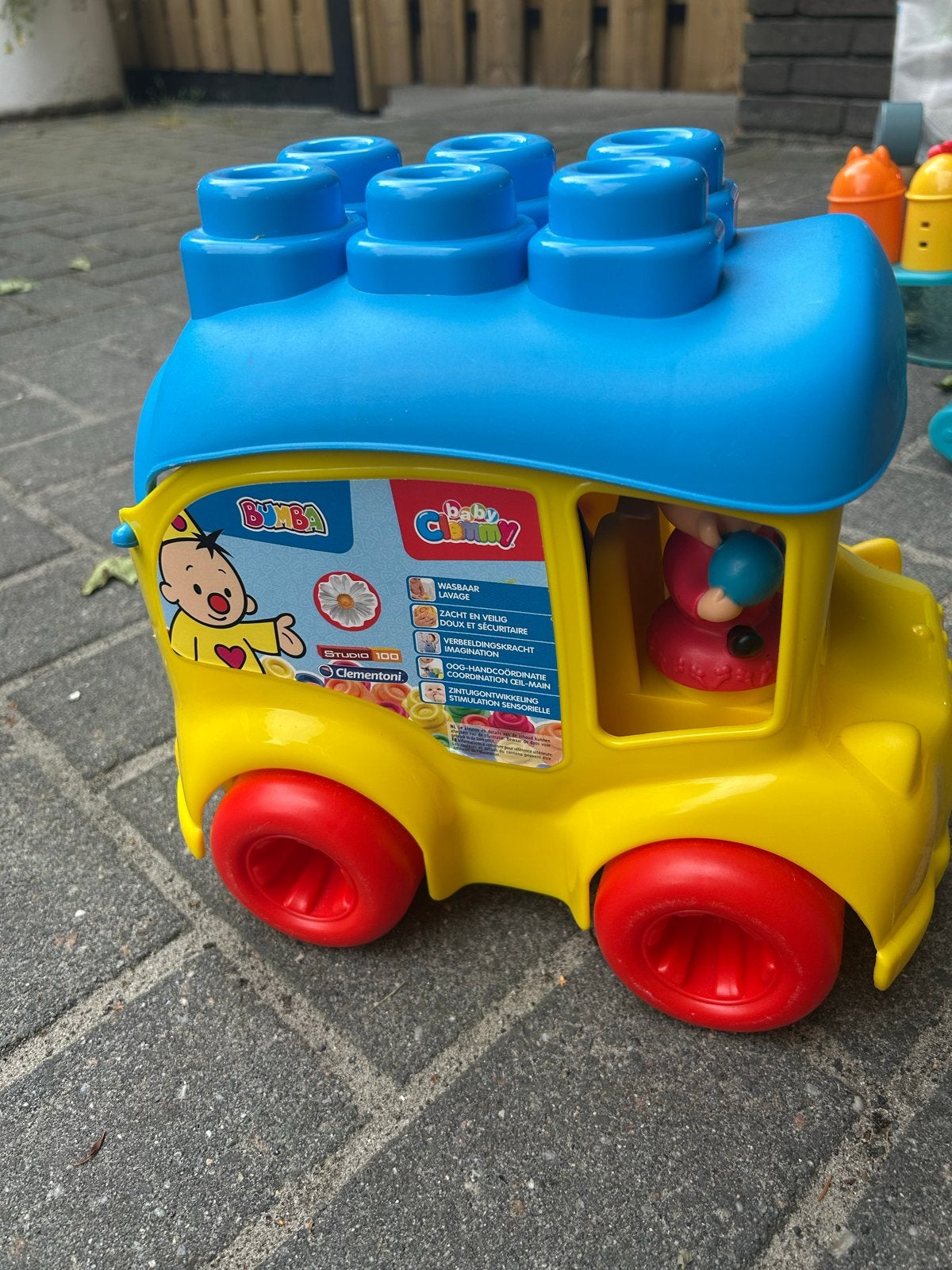 Clementoni Baby Clementoni Schoolbus Bumba, Ophalen of Verzenden, Gebruikt, Auto, Met wieltjes
