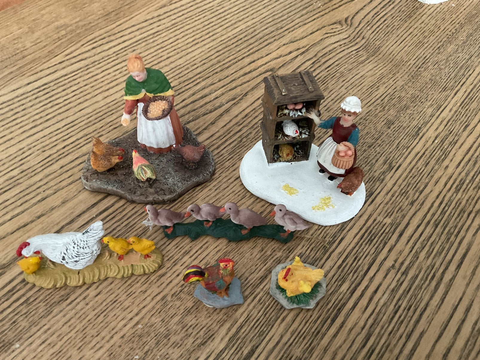 Lemax poppetjes, Ophalen, Gebruikt