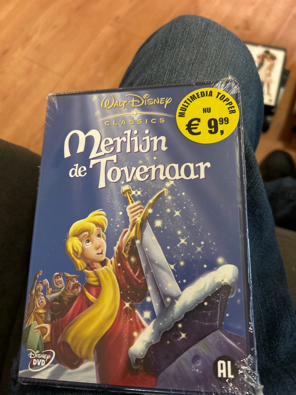 Walt Disney Classics: Merlijn de Tovenaar DVD (Nieuw), Bonusmateriaal, Animatie, Alle leeftijden, Nederlands