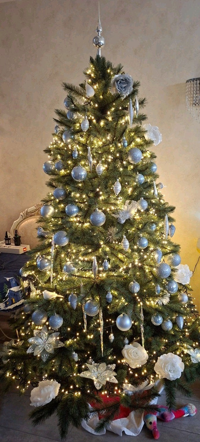 kunst kerstboom, Ophalen
