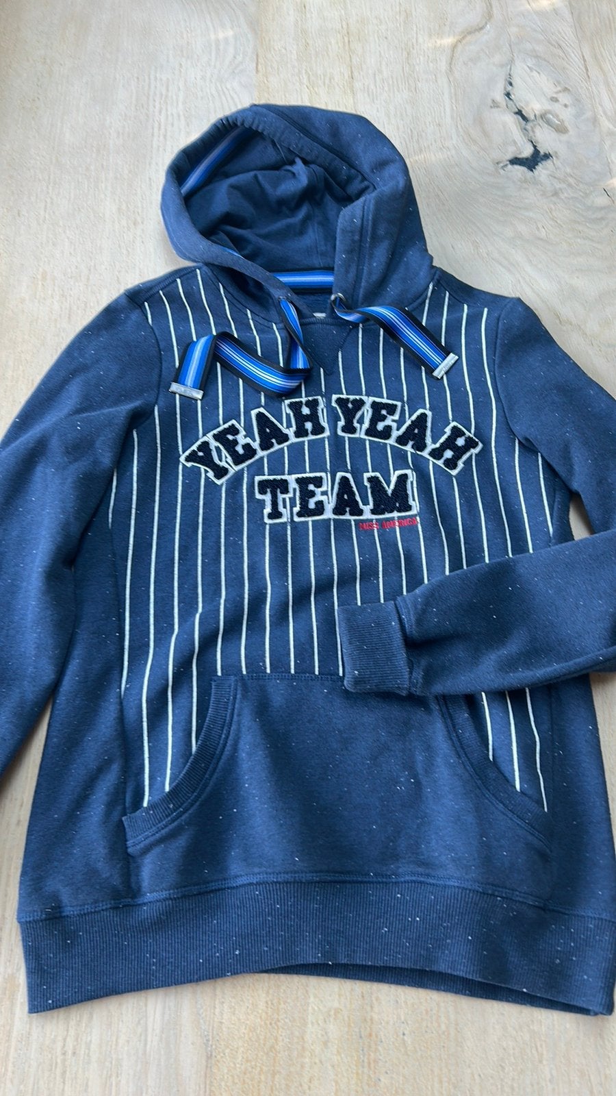 Miss america hoodie S dames blauw trui zgan, Kleding | Dames, Truien en Vesten, Ophalen of Verzenden, Zo goed als nieuw, Blauw