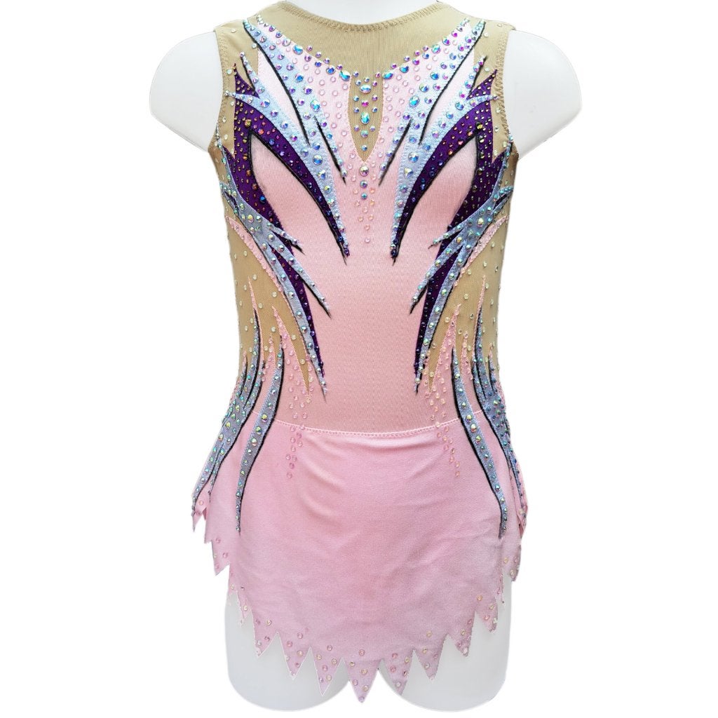 Nieuw Ritmische gymnastiek pakje mt 128/134, Sport en Fitness, Nieuw, Roze, Turnpak(je), Kindermaat 122 t/m 140