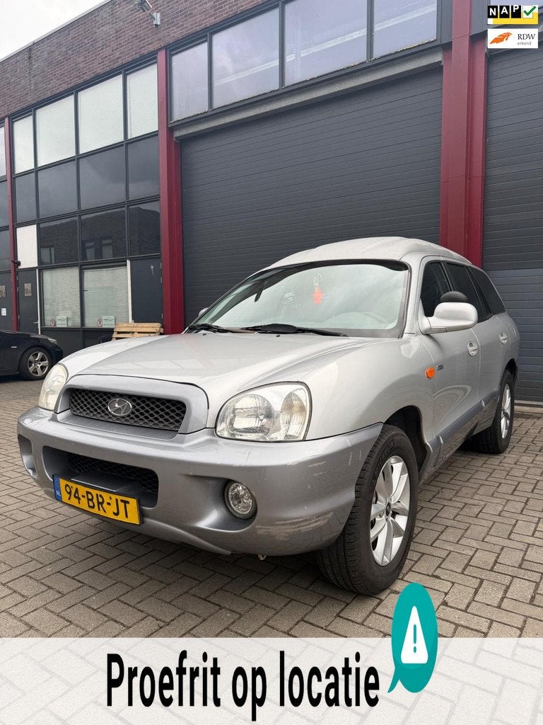 Hyundai Santa Fe 2.0 CRDi VGT Country | Grijs kenteken | Aut, Auto's, Bestelauto's, Automaat, Gebruikt, 4 cilinders, Origineel Nederlands