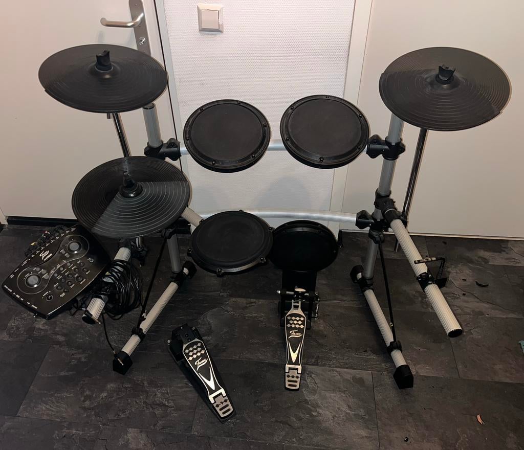 Fame DD506 Elektronisch Drumstel, Muziek en Instrumenten, Drumstellen en Slagwerk, Ophalen, Gebruikt
