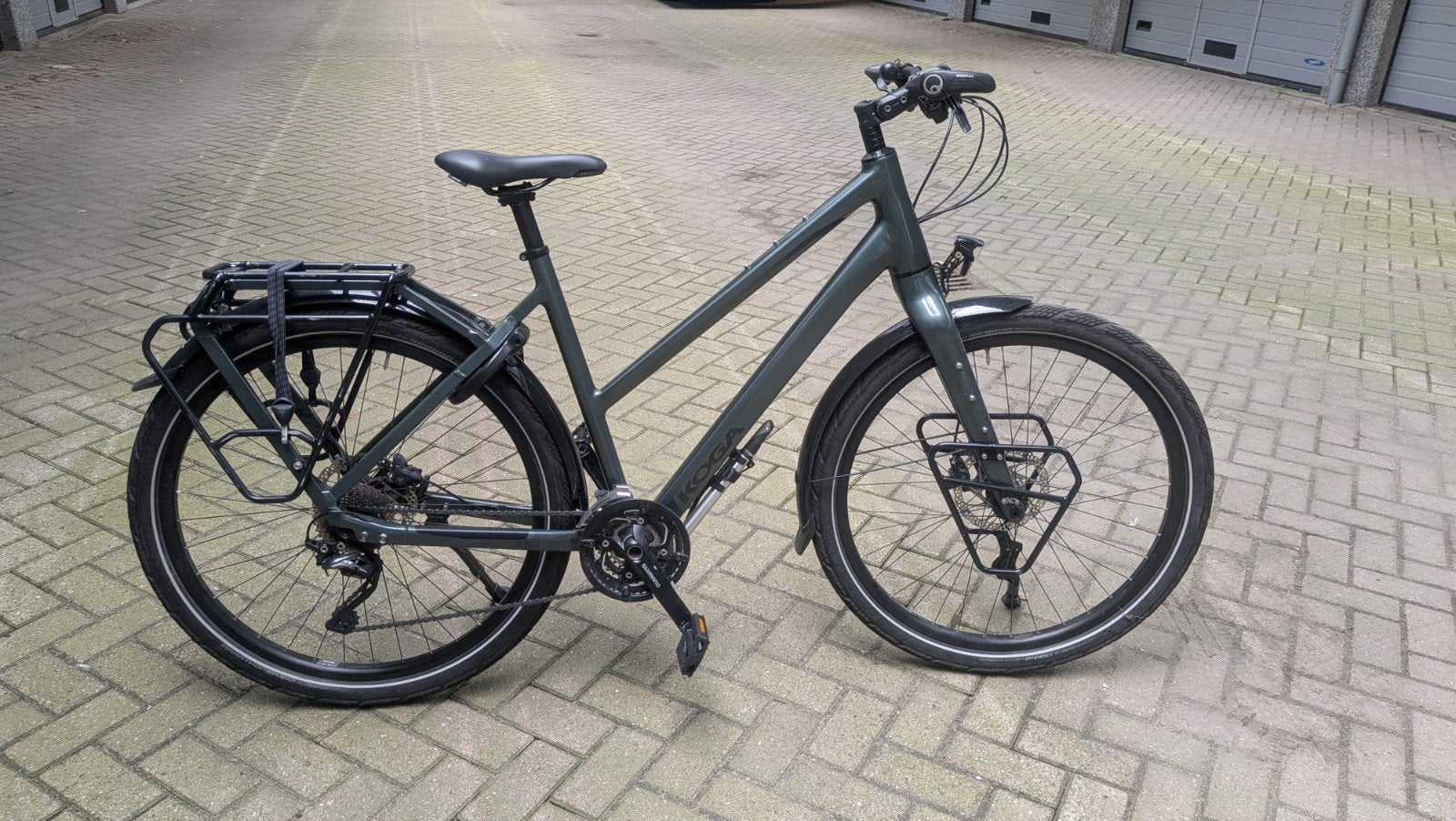 Koga Miyata World Traveller M - Groen, Ophalen, Koga Miyata, Meer dan 20 versnellingen, Schijfrem