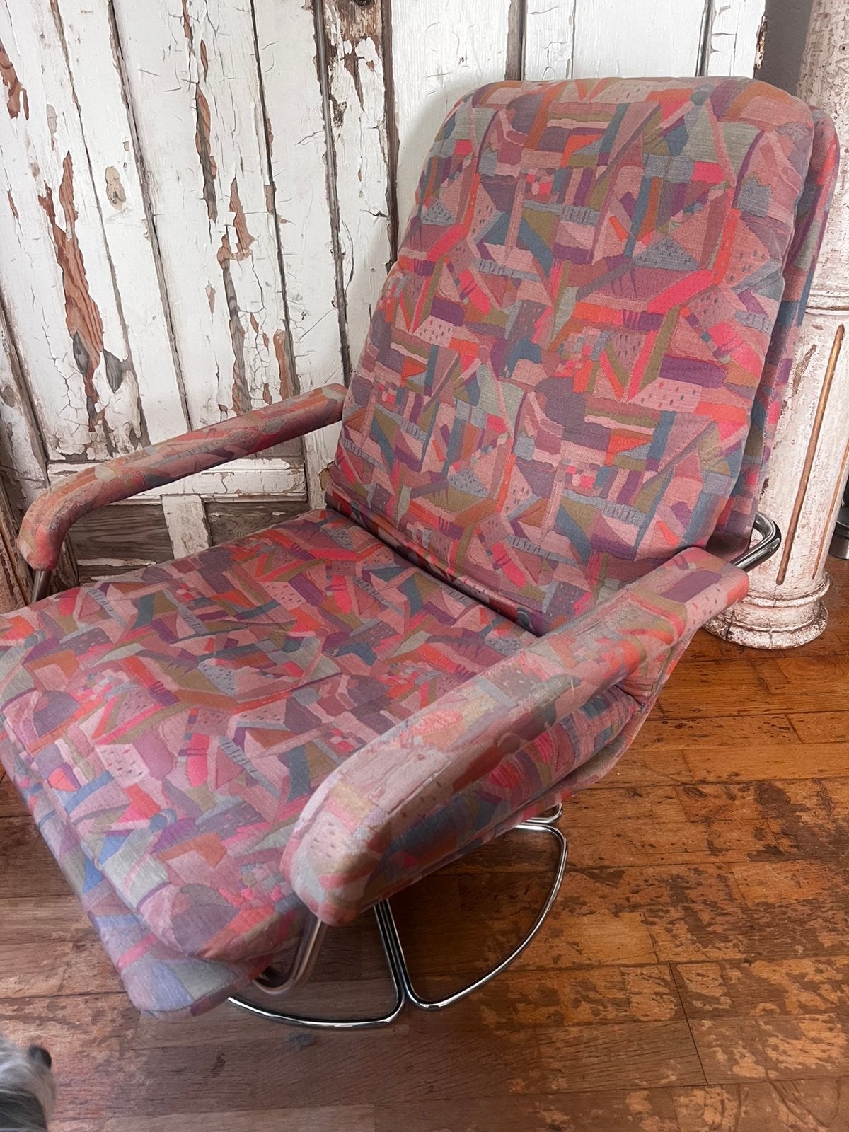 Vintage 70 Gelderland Jan des Bouvrie 301 fauteuil stoel, Huis en Inrichting, Ophalen, Zo goed als nieuw, 75 tot 100 cm, 50 tot 75 cm