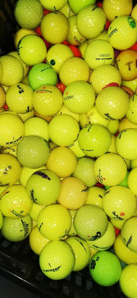 Gele golfballen 100 stuks, Ophalen of Verzenden